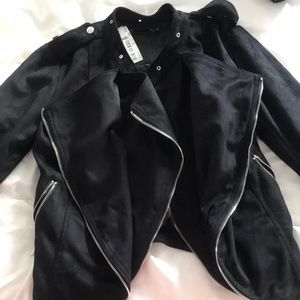 A suede jacket